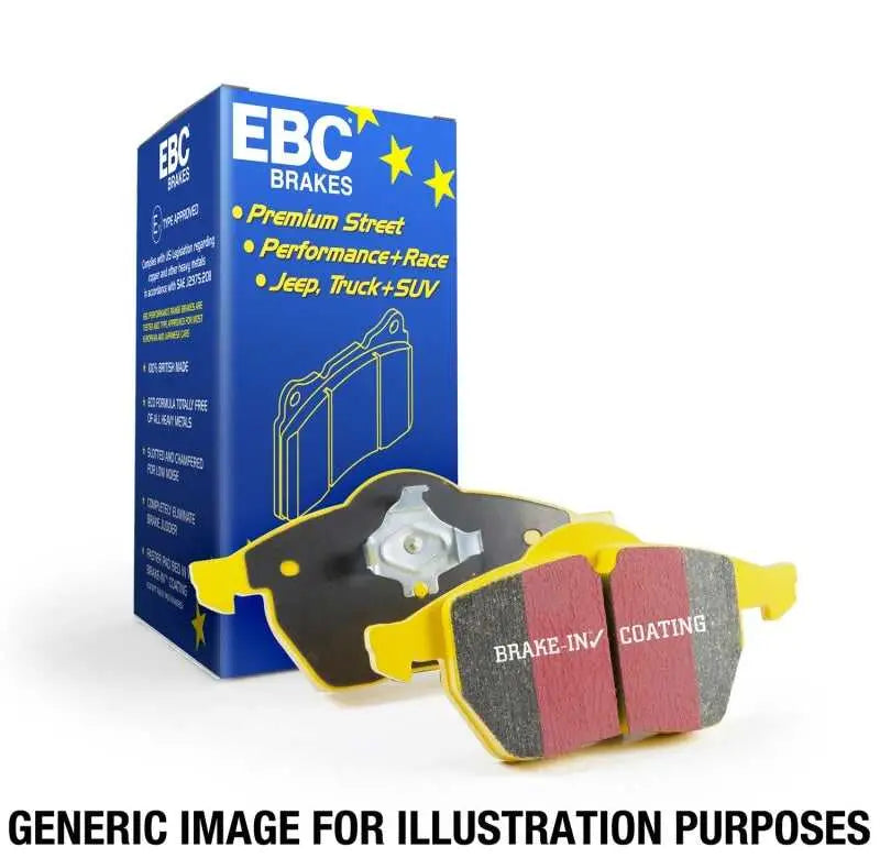 EBC 2015+ Mercedes-Benz C63 AMG (W205) 4.0L Twin Turbo Yellowstuff Front Brake Pads 