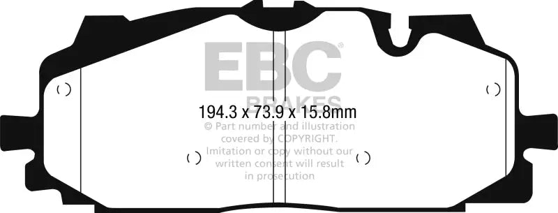 EBC 2018 + Audi S4 3.0L Turbo Greenstuff Front Brake Pads - Truck & Automotive