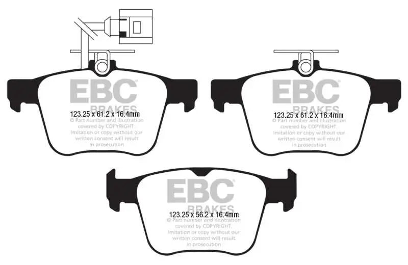 EBC 2018+ Audi TT RS Quattro 2.5L Turbo Bluestuff Rear Brake Pads 