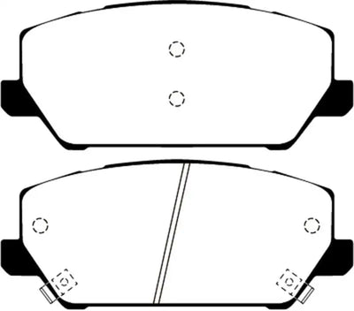 EBC 2019+ Hyundai Veloster (2nd Gen) 2.0L Turbo N Greenstuff Front Brake Pads 