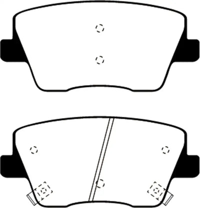 EBC 2019 + Hyundai Veloster (2nd Gen) Bluestuff Rear Brake Pads - Truck & Automotive