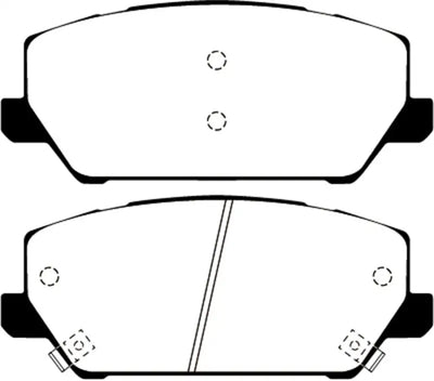 EBC 2019 + Hyundai Veloster (2nd Gen) N 2.0T Bluestuff Front Brake Pads - Truck & Automotive