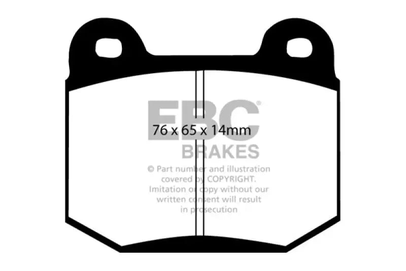 EBC 99-03 Mitsubishi Lancer Evolution 2.0 Turbo Bluestuff Rear Brake Pads - Truck & Automotive