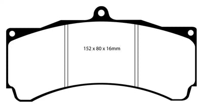 EBC Brakes Yellowstuff Performance Brake Pads - Truck & Automotive
