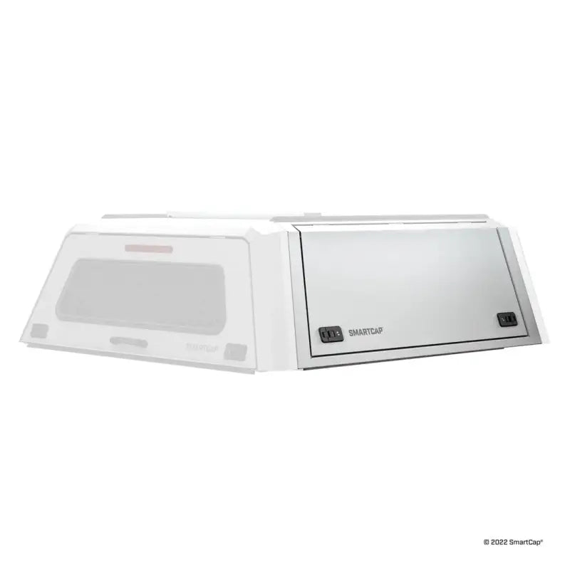 White truck bed cap from Evoc Commercial Series roof panel for Ecof Commercial trucks