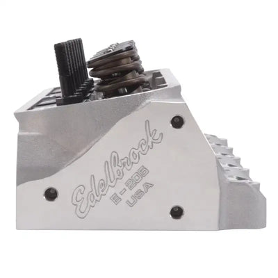 Edelbrock 1Pr SBF Cyl Head E-205 2 08 Intake Complete Assembled w/ Springs - Truck & Automotive