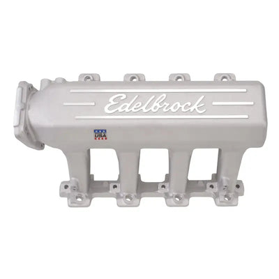 Silver Edelbrock Intake Manifold for EFI Pro-Flo XT LS2 engine upgrade