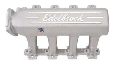 Silver Edelbrock intake manifold for LS2 EFI engine, perfect edelbrock manifold efi upgrade