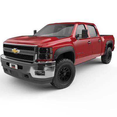 EGR 07-13 Chevrolet Silverado Bolt Style Fender Flares - Set of 4 - Truck & Automotive