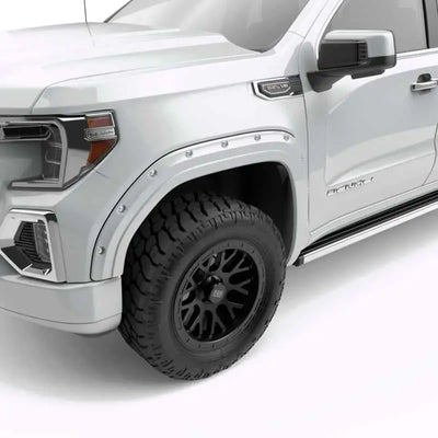 EGR 19-23 Gmc Sierra 1500 Summit Traditional Bolt-On Look Fender Flares White Set Of 4 