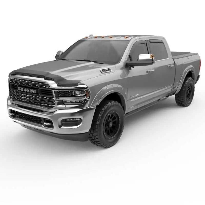 EGR 19-23 Ram 2500/3500 In-Channel Window Visors Front/Rear Set Matte Black Crew Cab 