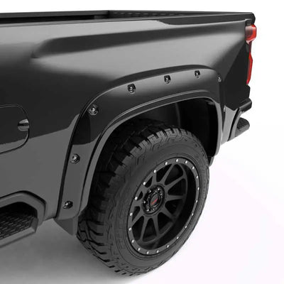 EGR 20-23 Chevrolet Silverado 2500Hd/3500Hd Traditional Bolt-On Look Fender Flares Black Set Of 4 