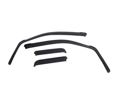 EGR 2018 jeep Wrangler JL SlimLine In-Channel WindowVisors Set of 4 - Dark Smoke 