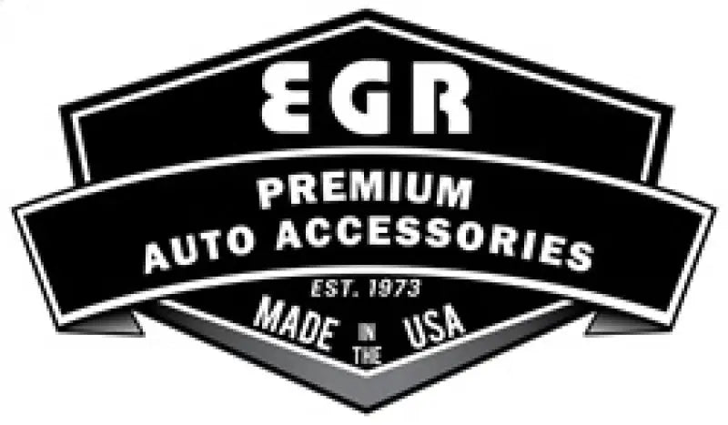 Automotive accessories logo for EGR 2019 Chevy 1500 Crew Cab Window Visors Set