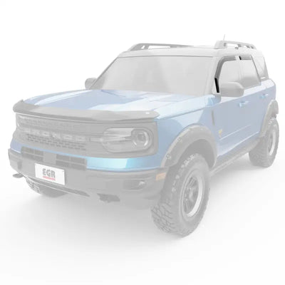 EGR 21-22 Ford Bronco Sport 4 Door In-Channel Window Visors - Dark Smoked (573561) - 573561