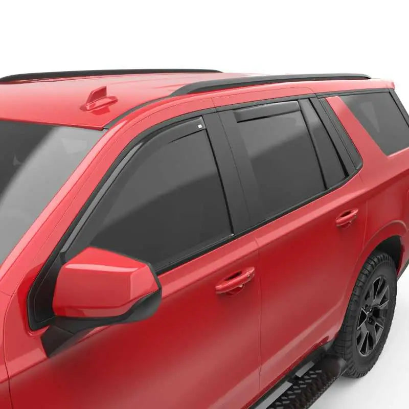 EGR 21-23 Chevrolet Tahoe In-Channel Window Visors Front/Rear Set Dark Smoke 