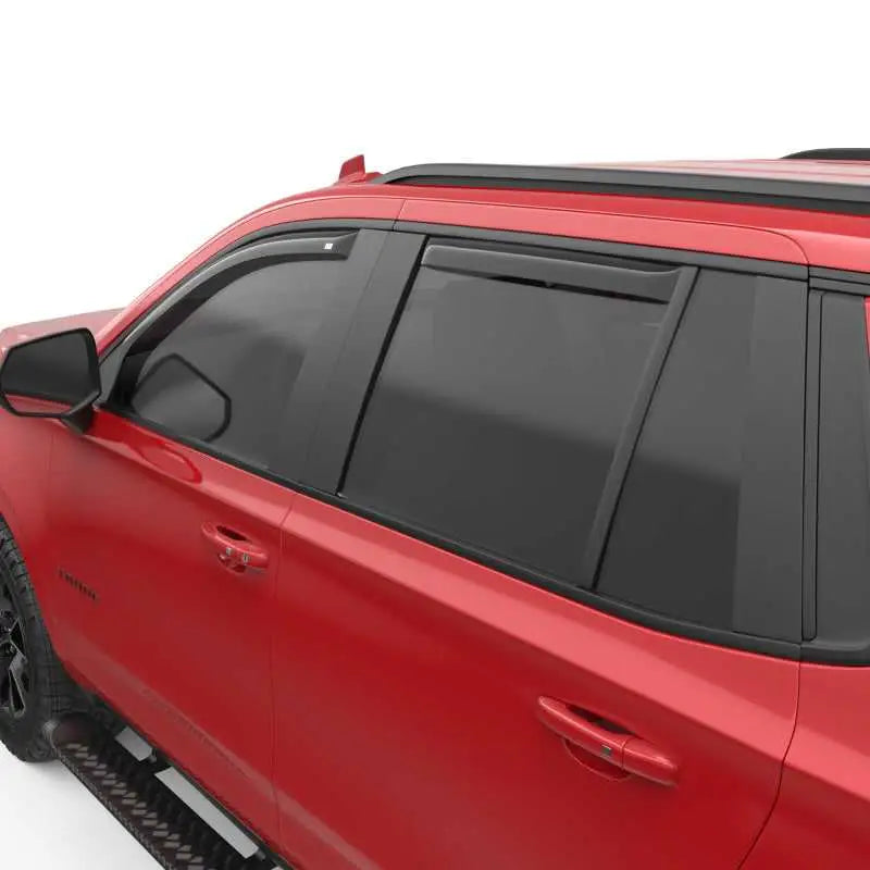 EGR 21-23 Chevrolet Tahoe In-Channel Window Visors Front/Rear Set Dark Smoke 