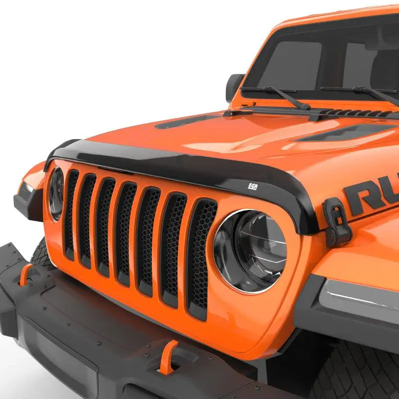 EGR Jeep 2018+ Wrangler / 2020+ Gladiator Superguard Hood Shield - Dark Smoke (305251) - RV and Auto Parts