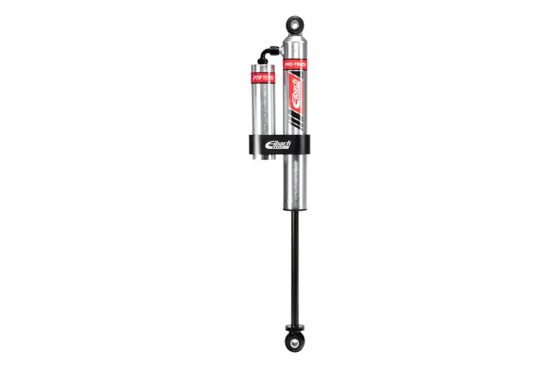 Silver and black shock absorber.