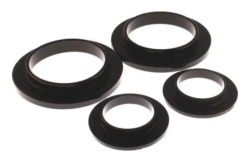 Energy Suspension 79-04 Ford Mustang SVO Black Rear Spring Upper & Lower Isolator Set 