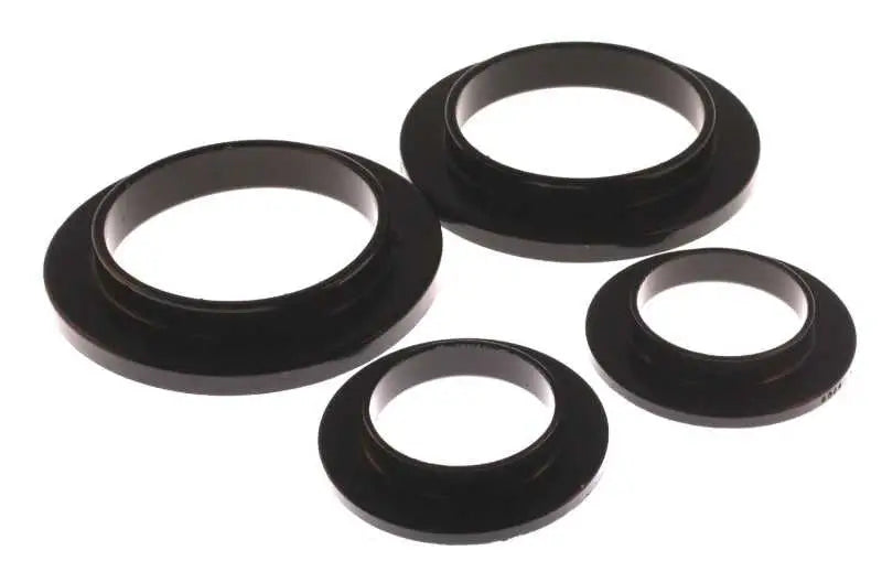 Energy Suspension Energy Suspension 79-04 Ford Mustang SVO Black Rear Spring Upper & Lower Isolator Set