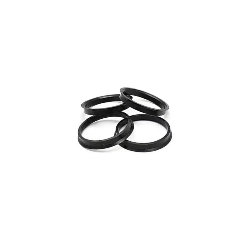 Enkei 72.62mm OD 56.1mm ID Plastic Hub Rings - 4 Pack - AHR725610P - Wheel and Tire Accessories