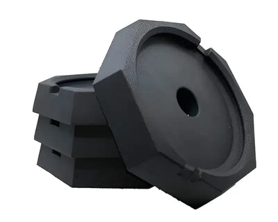 Stack of black weight plates for EQ0SP4 Snappad Snappad EQ Round 4 Pack