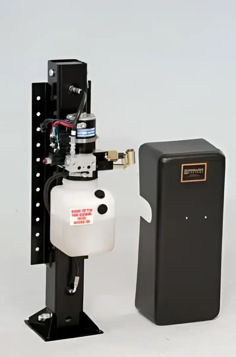 Equalizer Systems 8107NTP Trailer Tongue Jack AM Series, robust design with 12000 lb capacity for reliable towing support.