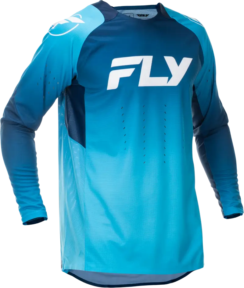Evolution Dst Jersey Blue/White Sm - FLY RACING