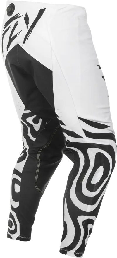 Black and white full-body suit with abstract patterns for Evolution DST Abyss Pants White/Black Sz 28
