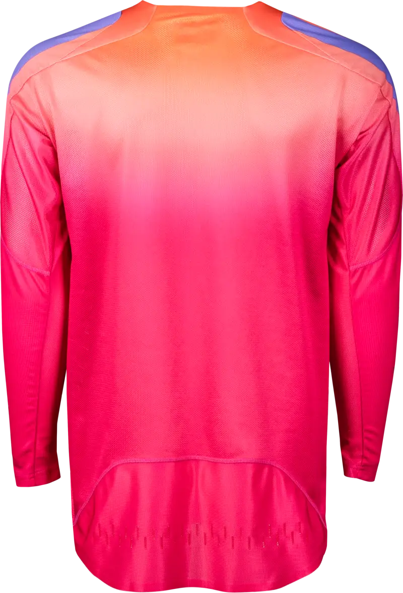 Pink and orange gradient long-sleeve athletic jersey from Evolution Dst Jersey Pink/Lavender/Black Sm for rv parts & accessories or truck parts