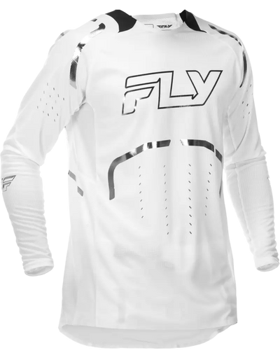Evolution Dst Le Flash Jersey White/Silver2x - FLY RACING