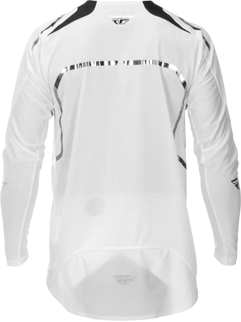 Evolution Dst Le Flash Jersey White/Silver2x - FLY RACING