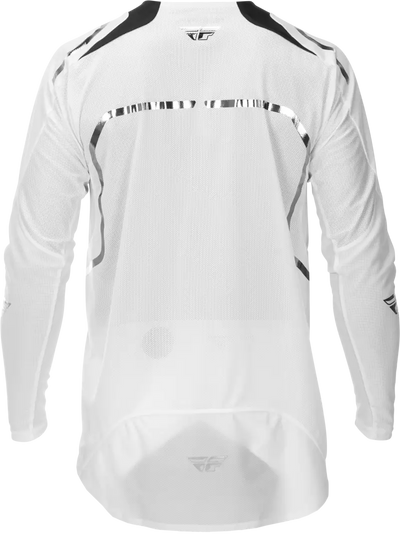 Evolution Dst Le Flash Jersey White/Silver Lg - FLY RACING