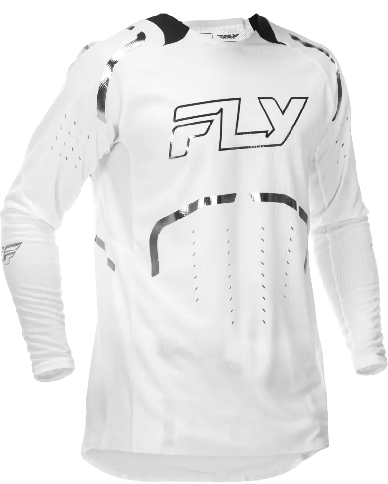 Evolution Dst Le Flash Jersey White/Silver Xl - FLY RACING