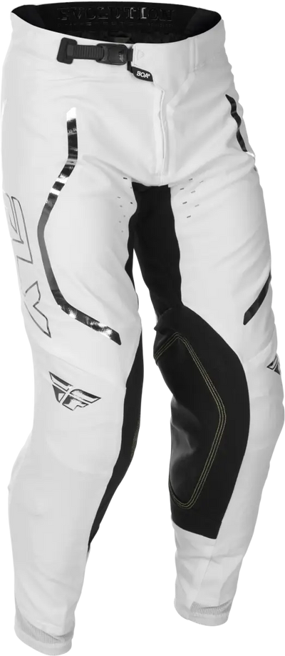 Evolution Dst Le Flash Pants White/Silver Sz 34 - FLY RACING