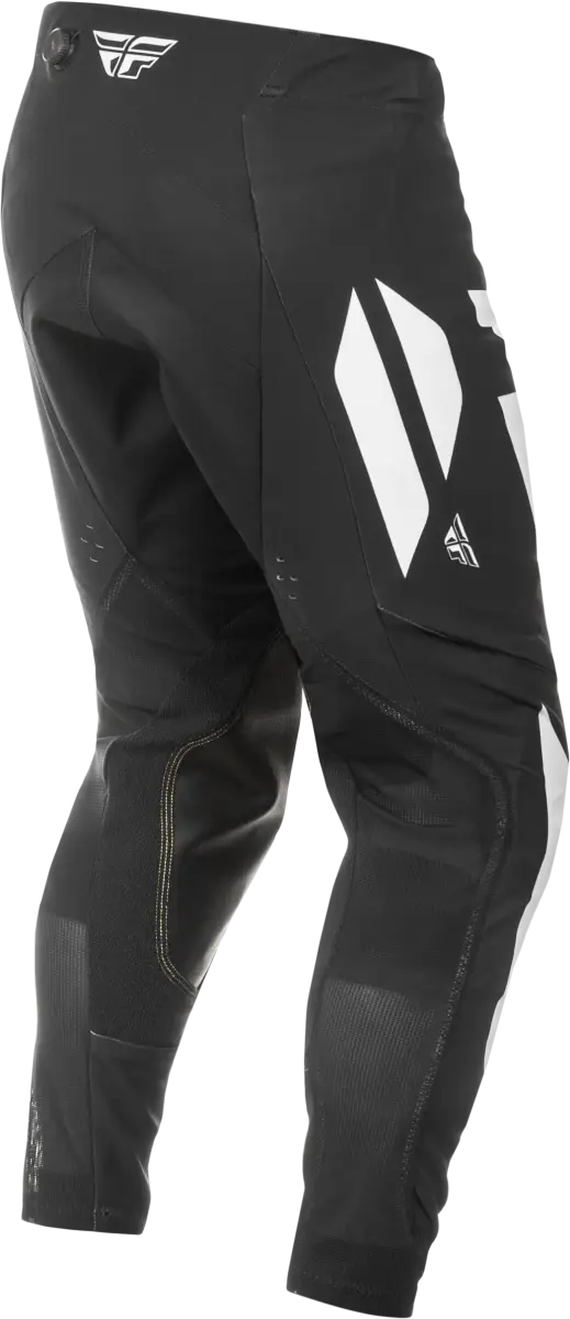 Black motocross pants with white stripe accents for RV parts & accessories or truck parts