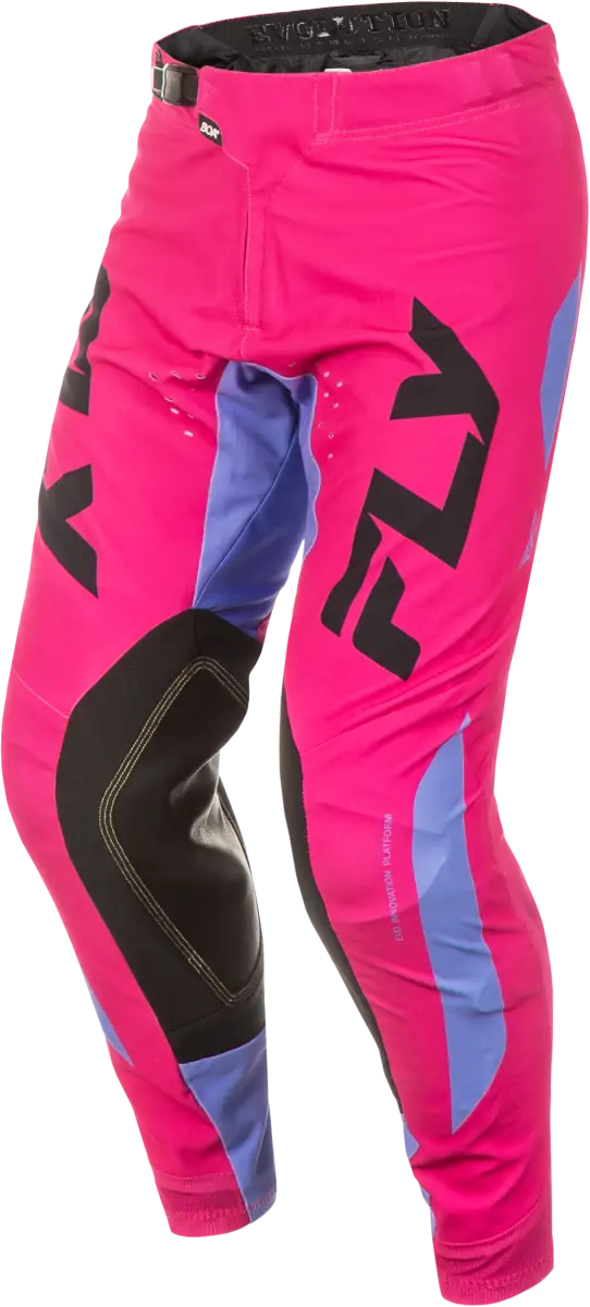 Pink, black, and blue motocross pants from Evolution DST, perfect for rv parts & accessories