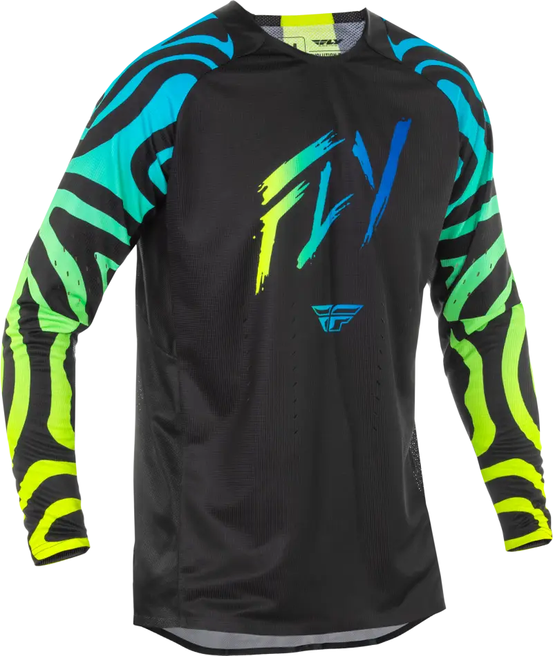 Evolution Dst Zen Jersey Black/Blue/Hi Vis Lg