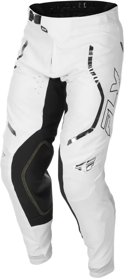 Evolution Dst Le Flash Pants White/Silver Sz 28 - FLY RACING