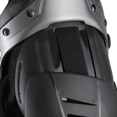 EVS Axis Pro Knee Brace Pair - Black/Grey - Large - AXISP-GRY-LP - EVS