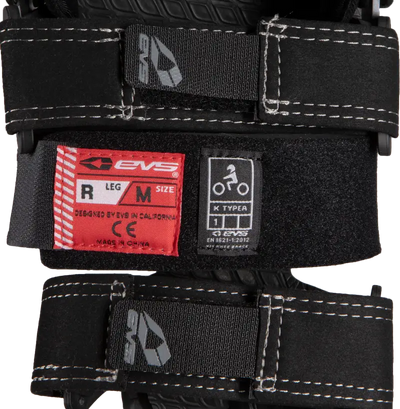 EVS Axis Pro Knee Brace Pair - Black/Grey - Medium (Part Number: AXISP-GRY-MP) - EVS