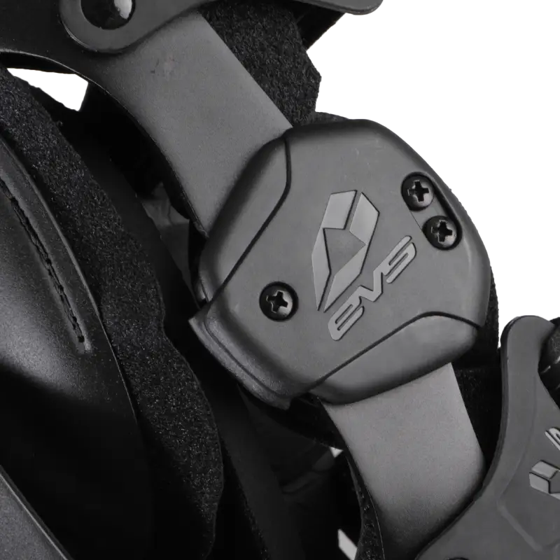 EVS Axis Sport Knee Brace Pair Black/Black/Grey - Large - EVS