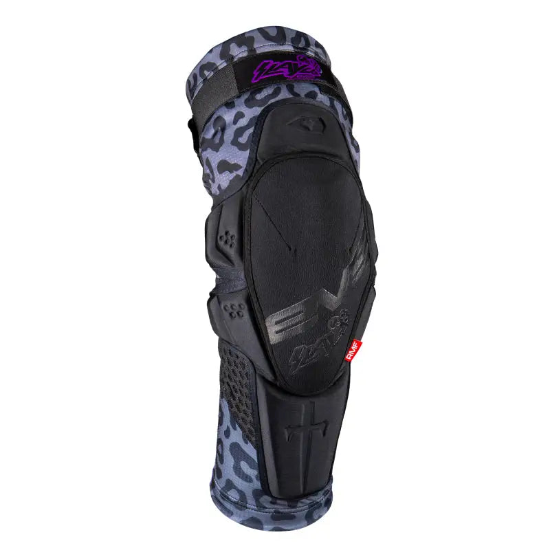 EVS Slayco96 Knee Guard Pair Ghost/Leopard - Large/XL - EVS