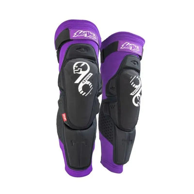 EVS Slayco96 Knee Guard Pair Purple/Black - Youth - EVS
