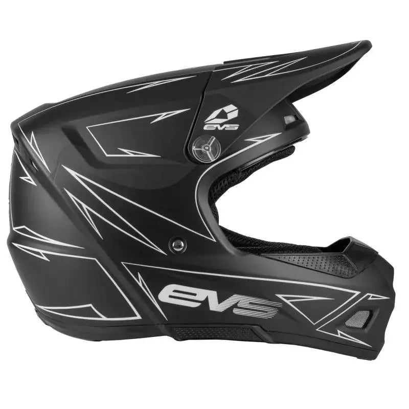 EVS T3 Pinner Helmet Matte Black Youth - Medium - Safety