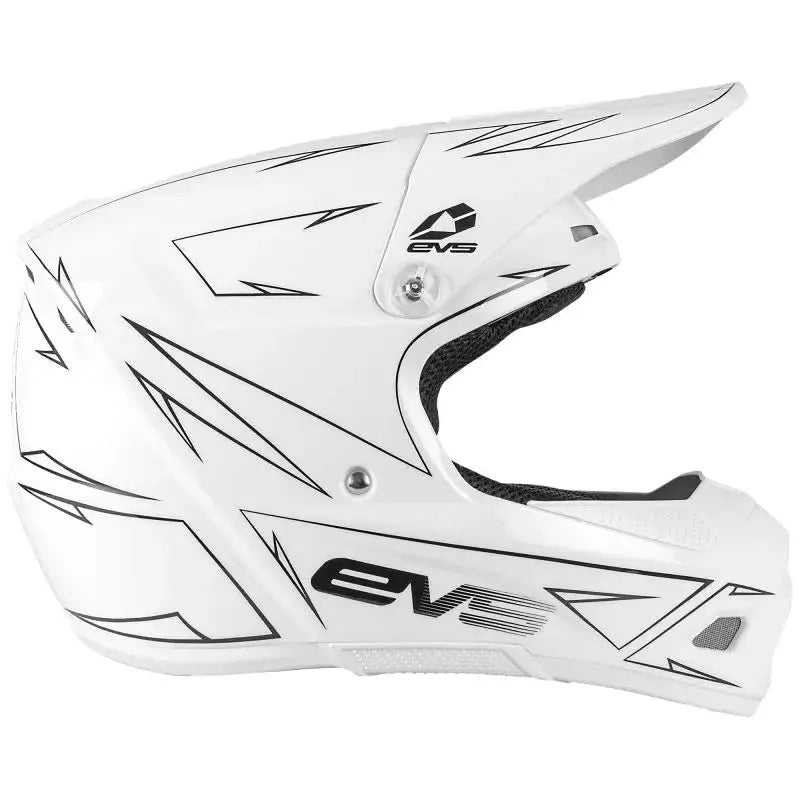 EVS T3 Pinner Helmet White Youth - Large - Safety