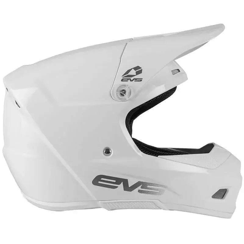 EVS T3 Solid Helmet White Youth - Large - Safety
