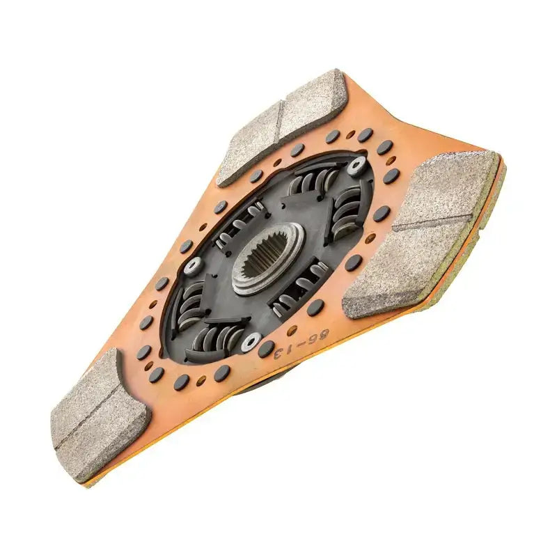 Automotive clutch disc with friction pads for Exedy Nissan SR20DET Stage 2 Ceramic Assembly
