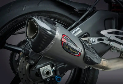 Exhaust Race Alpha T 3qtr Slip On Ss Ss Cf Works 